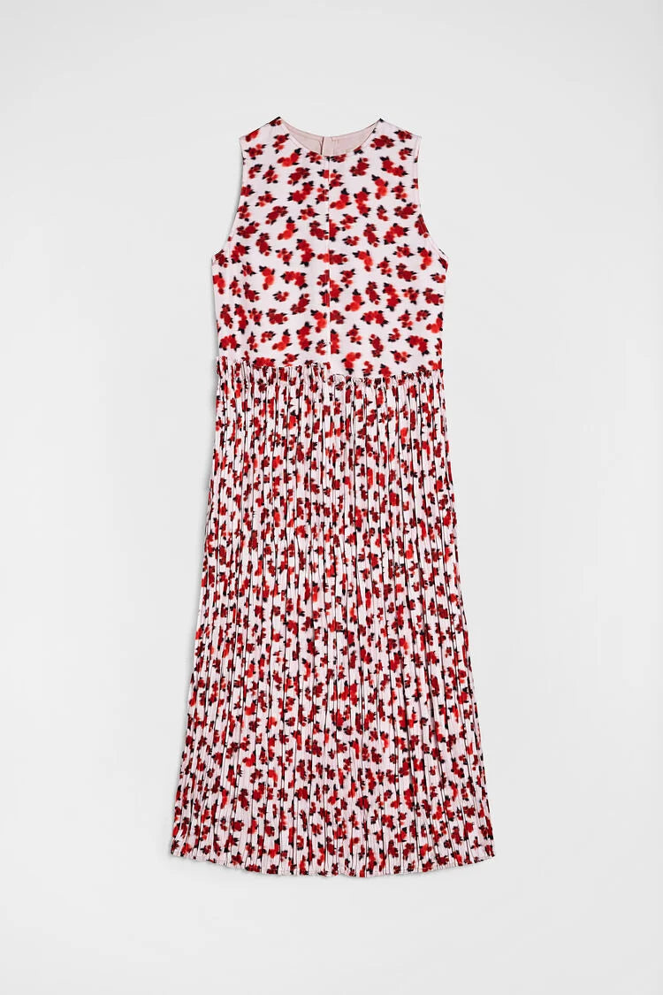 Fluid Viscose Printed Dress