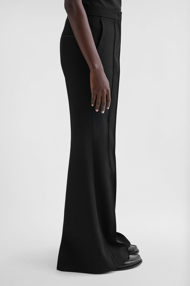 Wool Flared Trousers