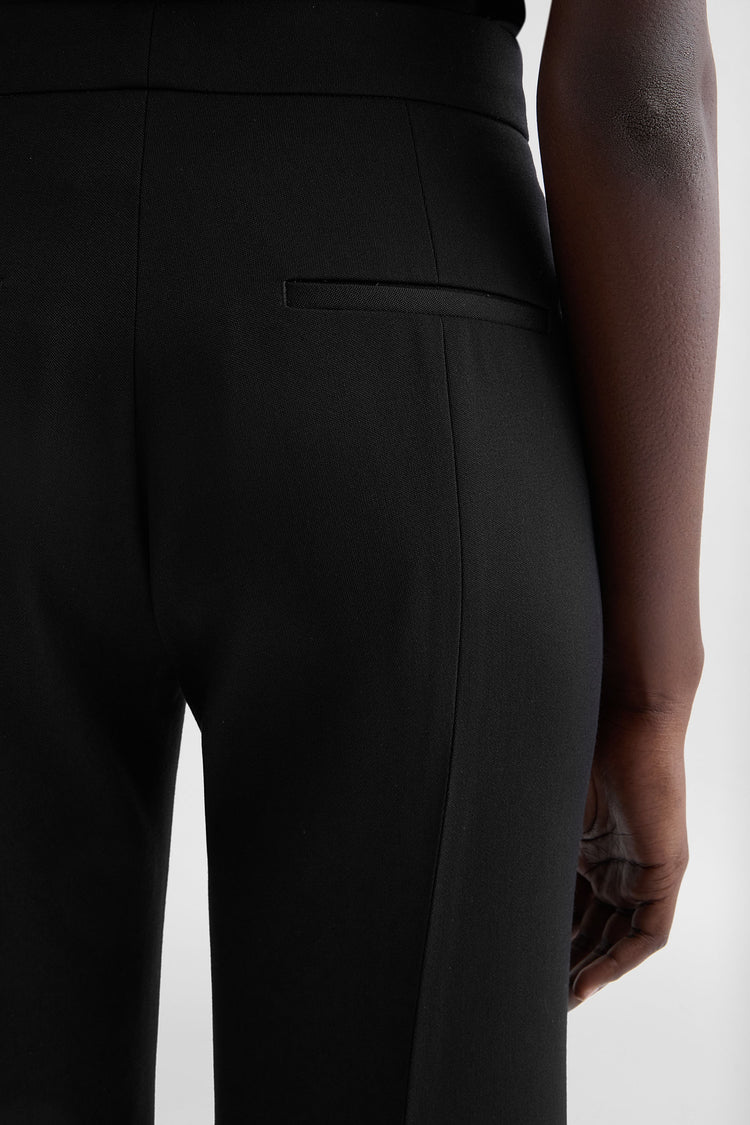 Wool Flared Trousers