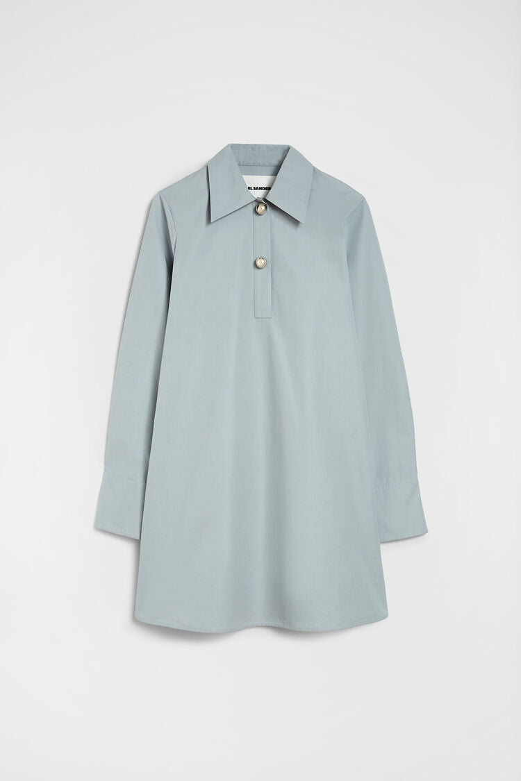 Cotton Poplin Polo Dress