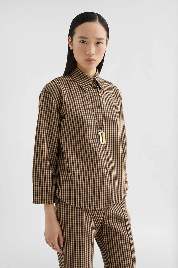 Wool Canvas Printed Shirt