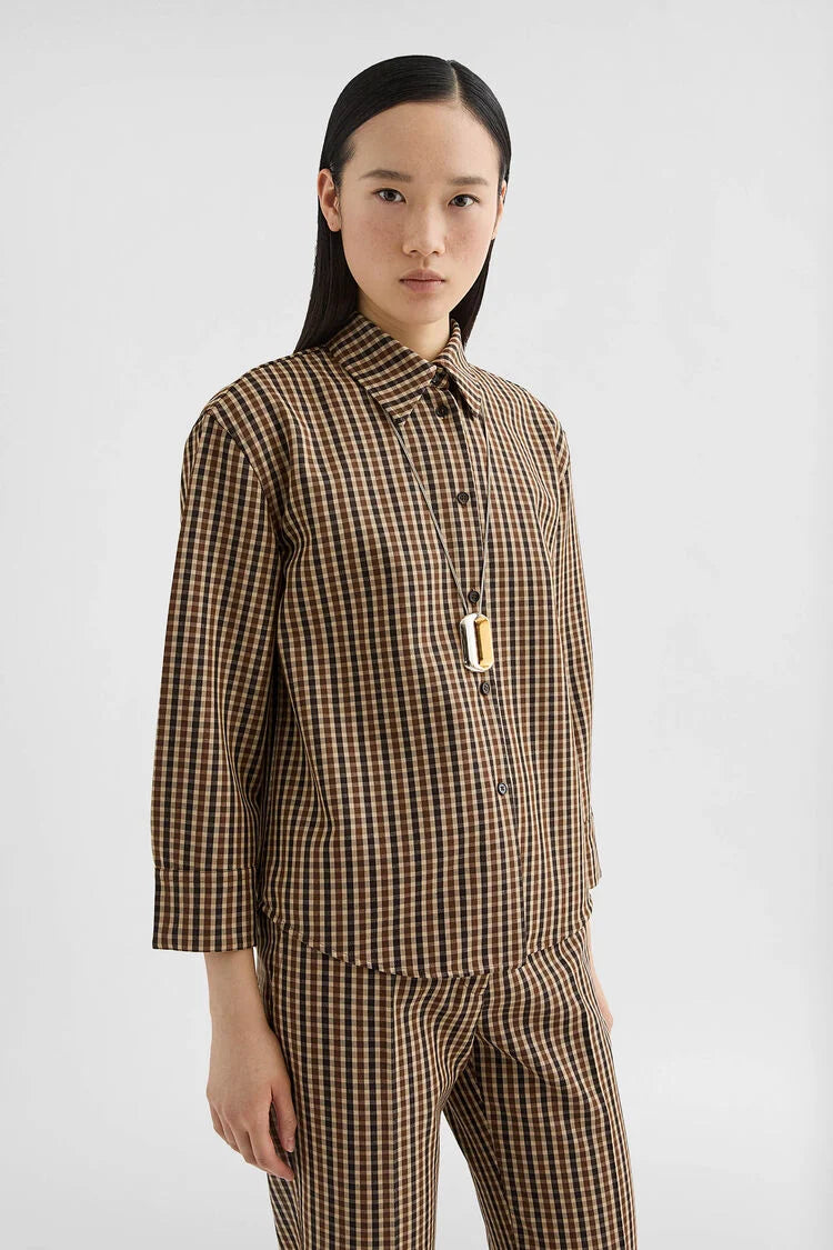 Wool Canvas Printed Shirt