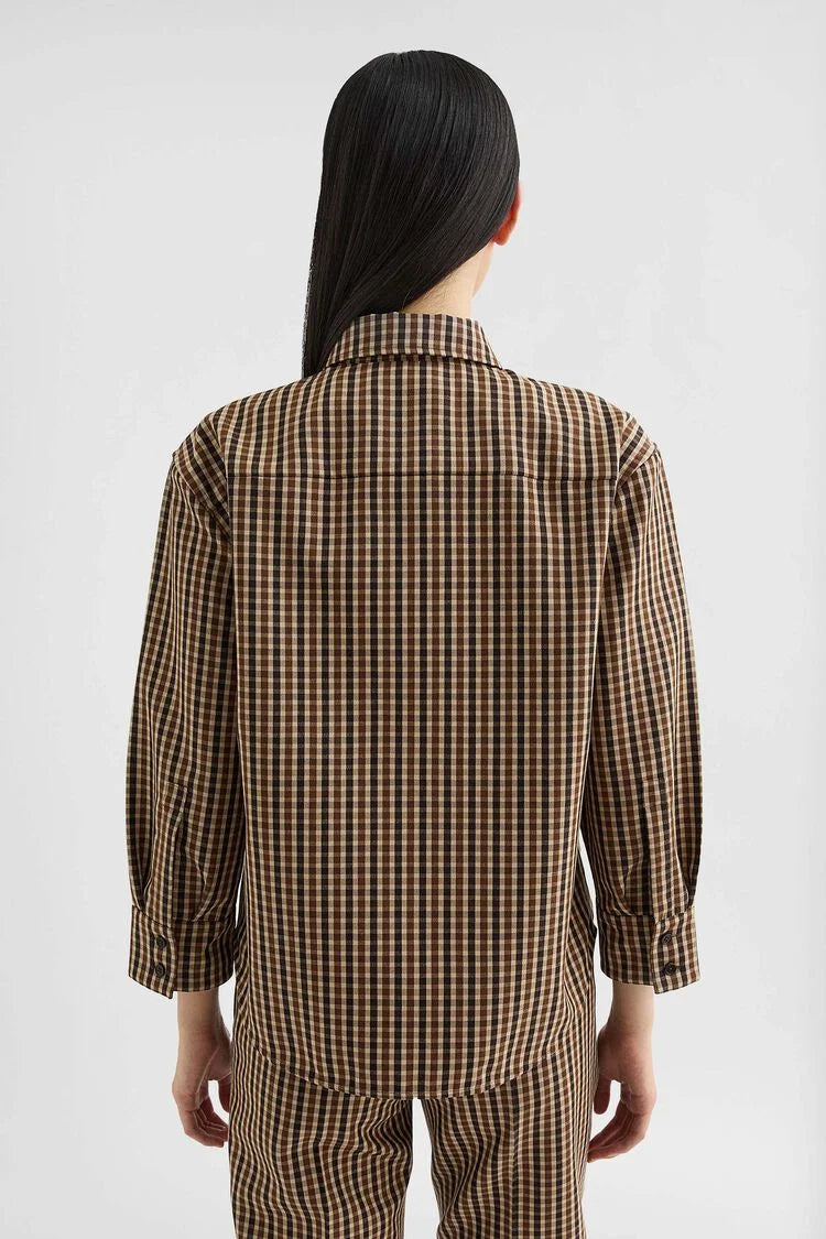 Wool Canvas Printed Shirt