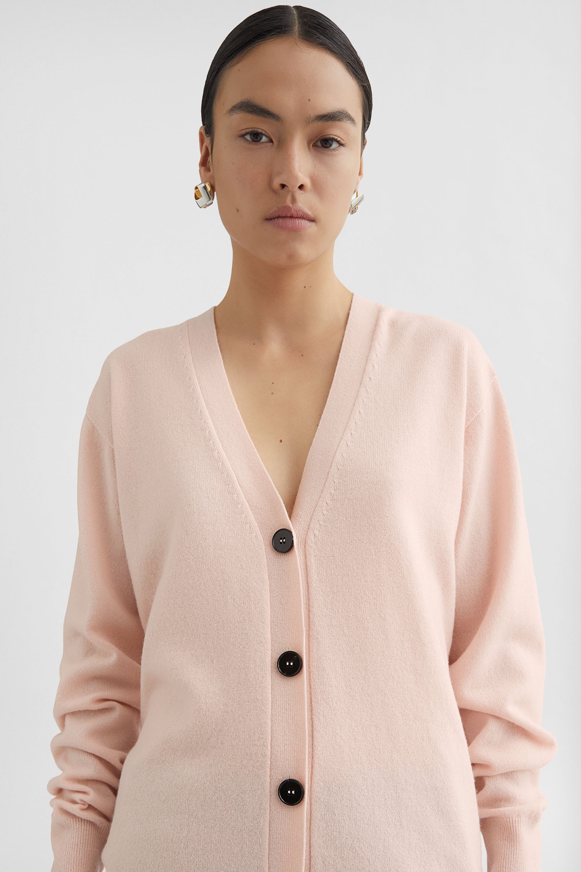 Lightweight Cashmere V-Neck Cardigan