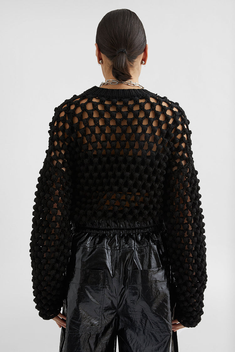 Chunky-Knit Crew-Neck Sweater