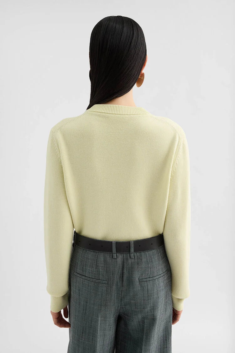 Wool Blend Embroidered Cardigan