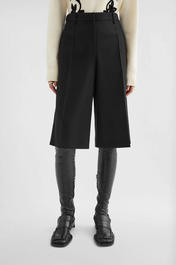 Wool Canvas Bermuda Shorts