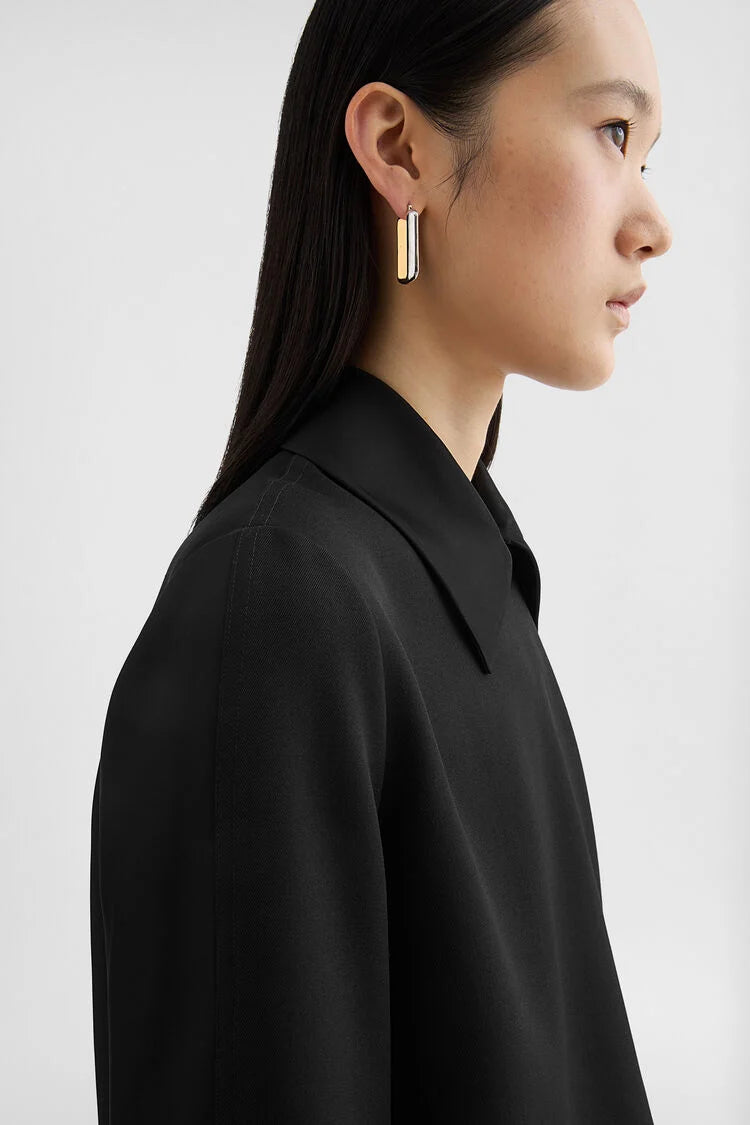 Wool Gabardine Shirt