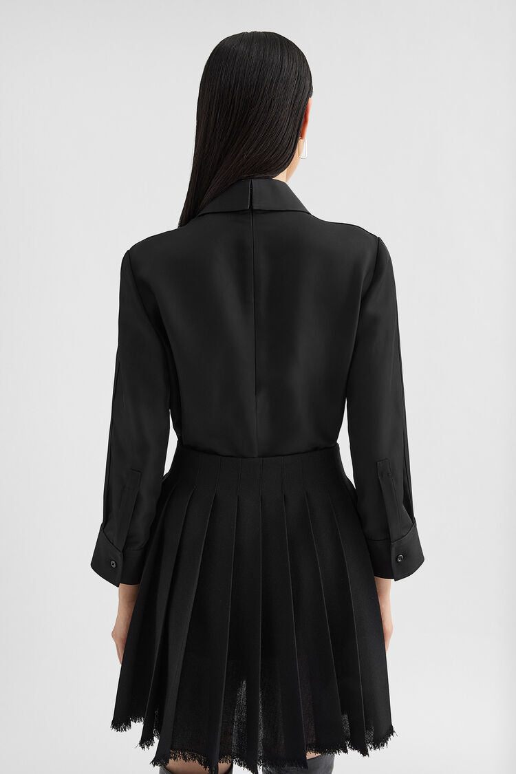 Wool Gabardine Shirt