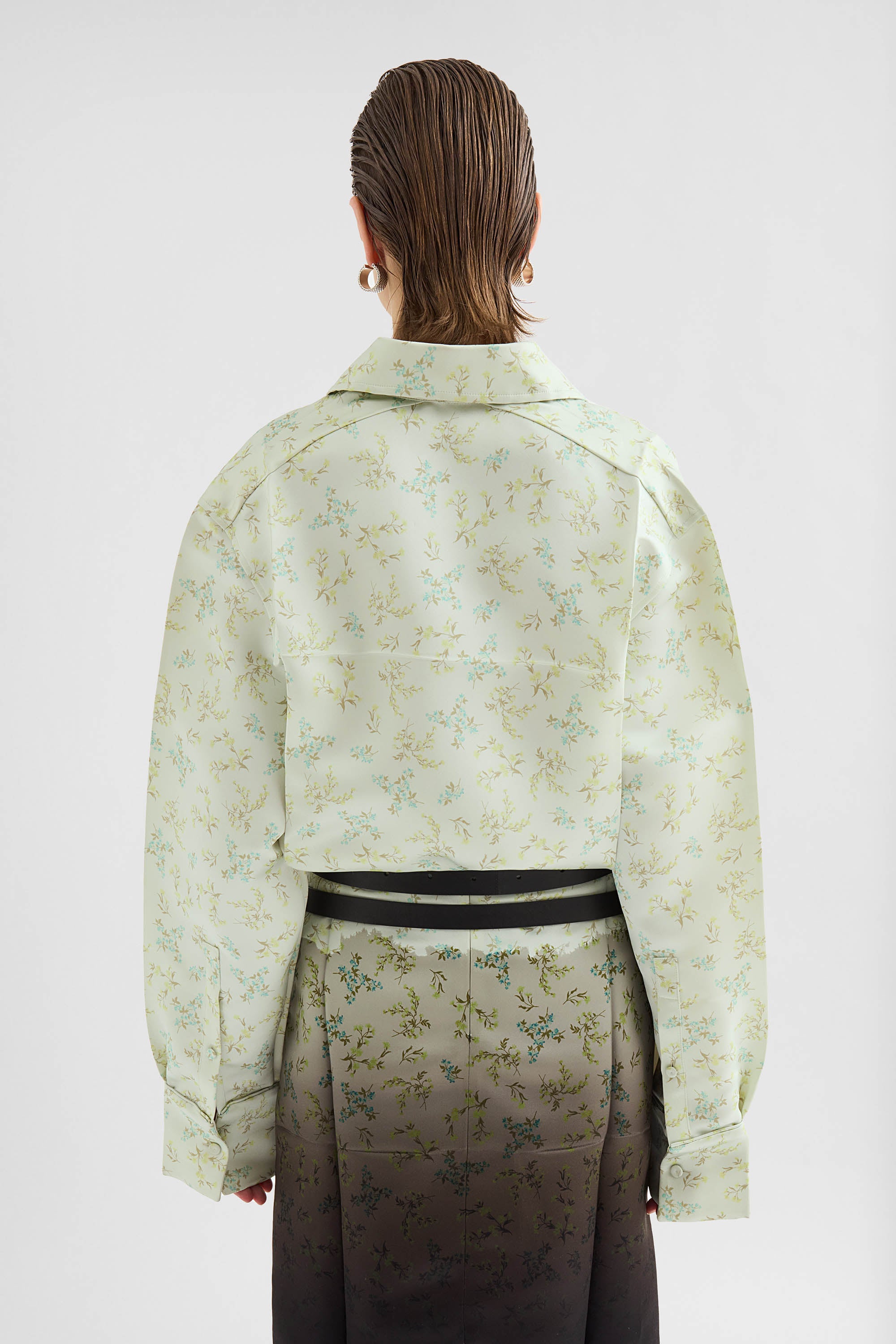 Silk Blend Printed Shirt