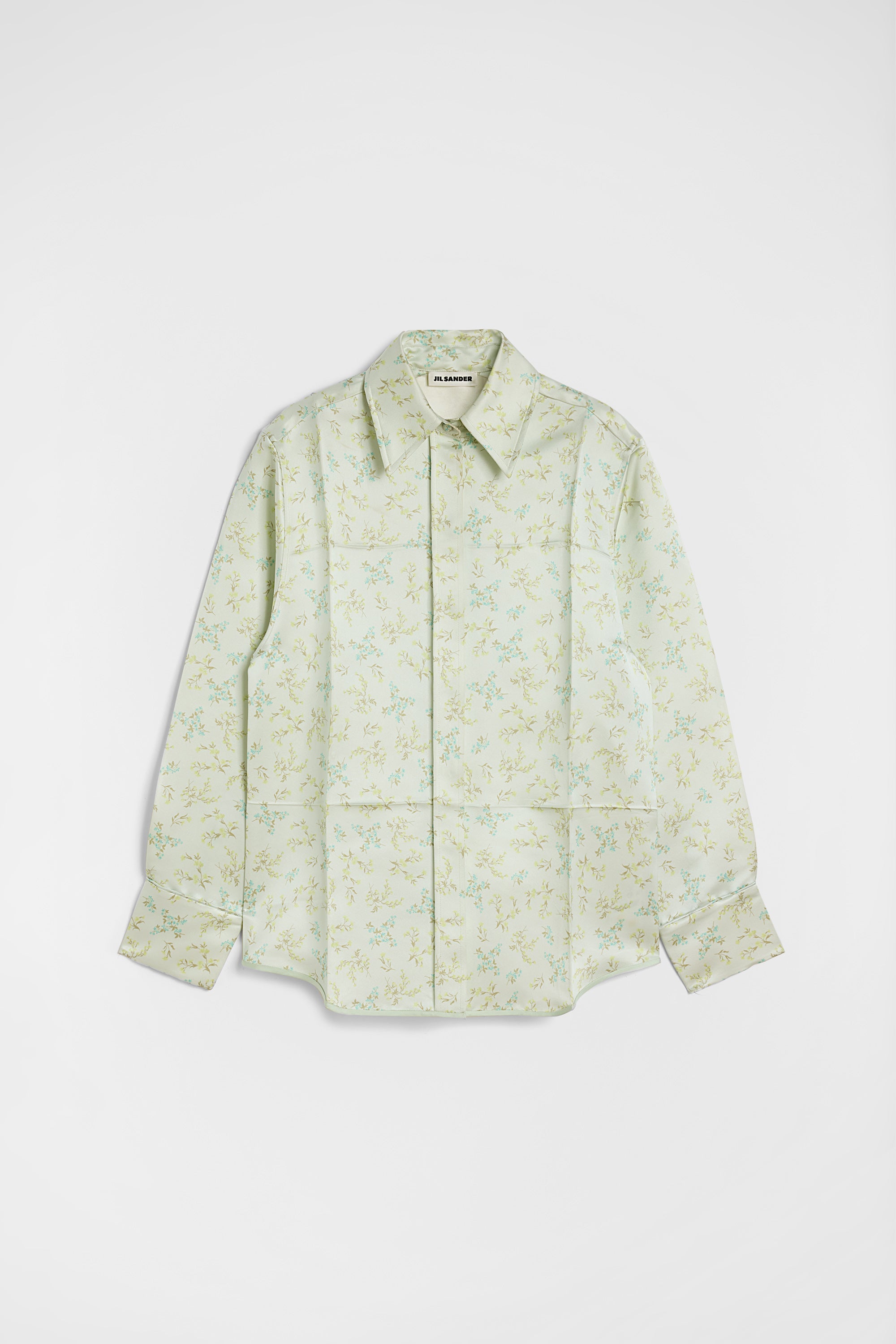 Silk Blend Printed Shirt