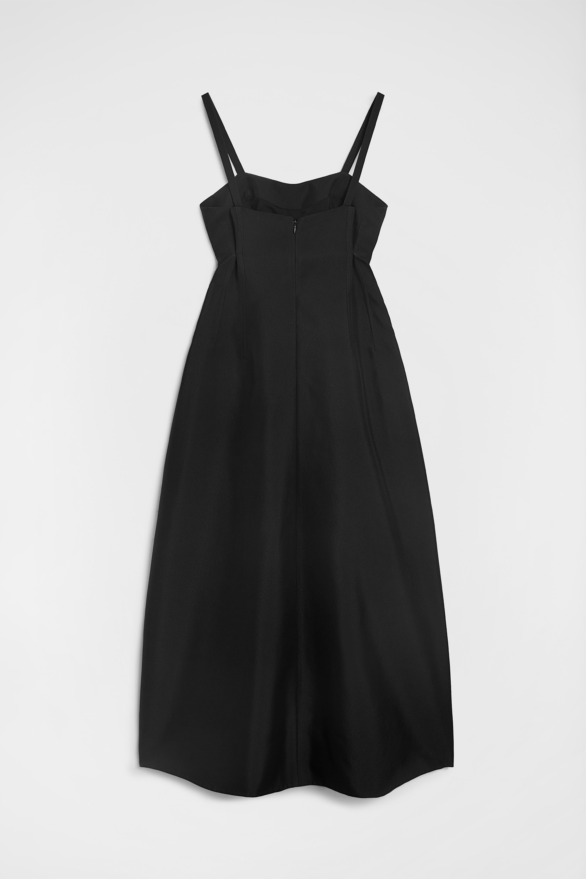 Technical Gabardine Bustier Dress