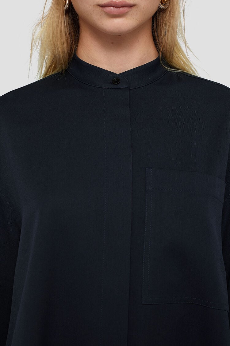 Lightweight Wool Gabardine Shirt