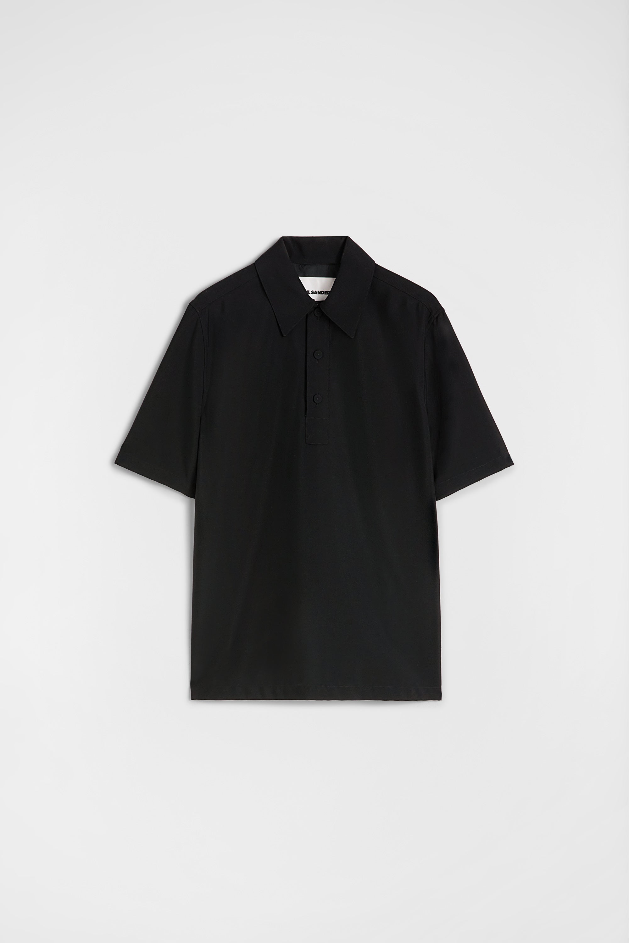 Wool Canvas Polo Shirt
