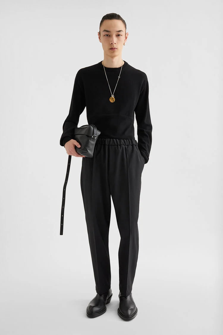 Technical Gabardine Tapered Trousers