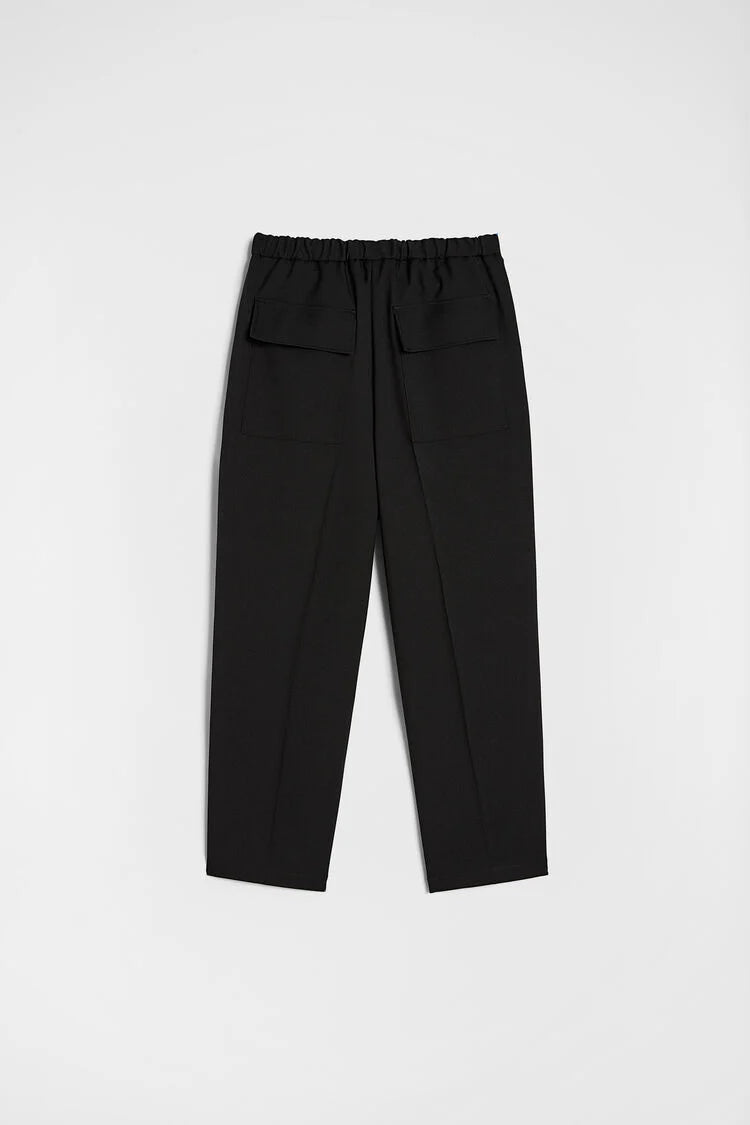 Technical Gabardine Tapered Trousers