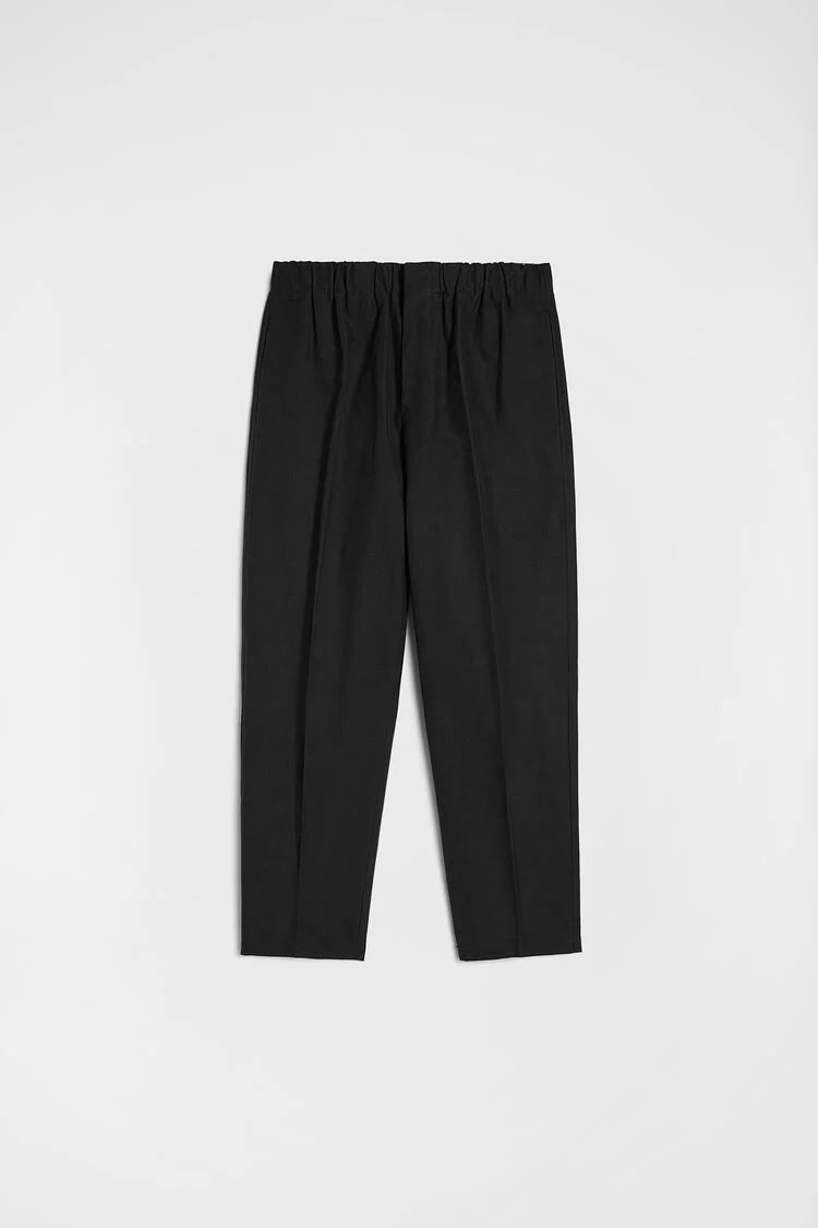 Lightweight Cotton Tapered Trousers