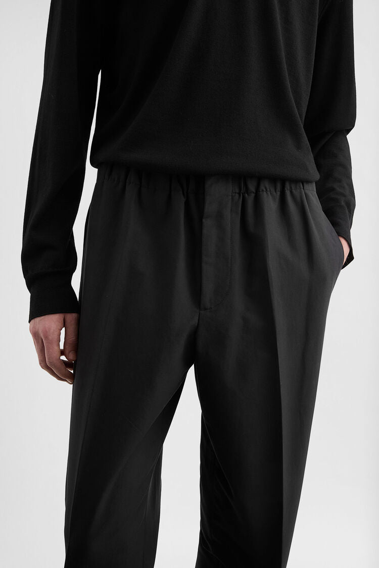 Lightweight Cotton Tapered Trousers