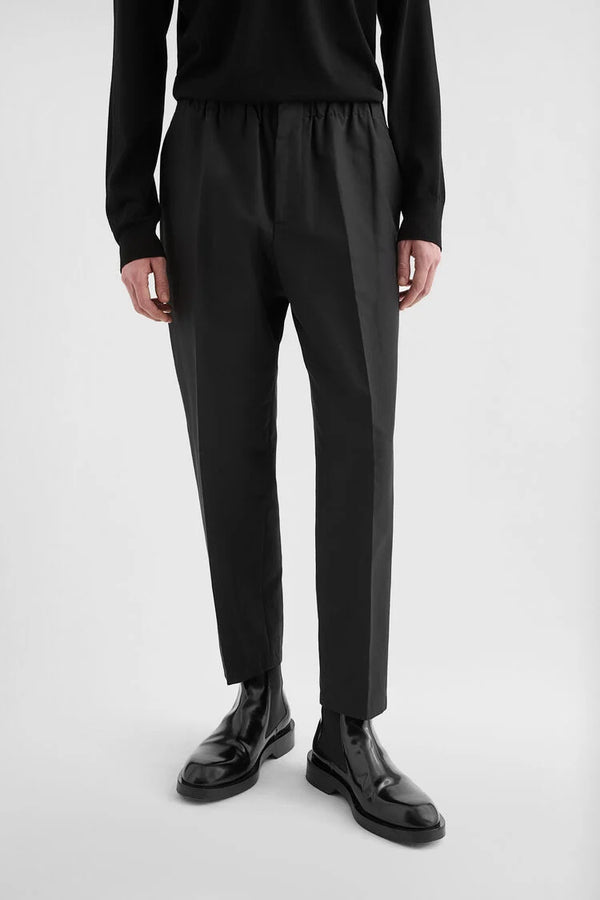 Lightweight Cotton Tapered Trousers