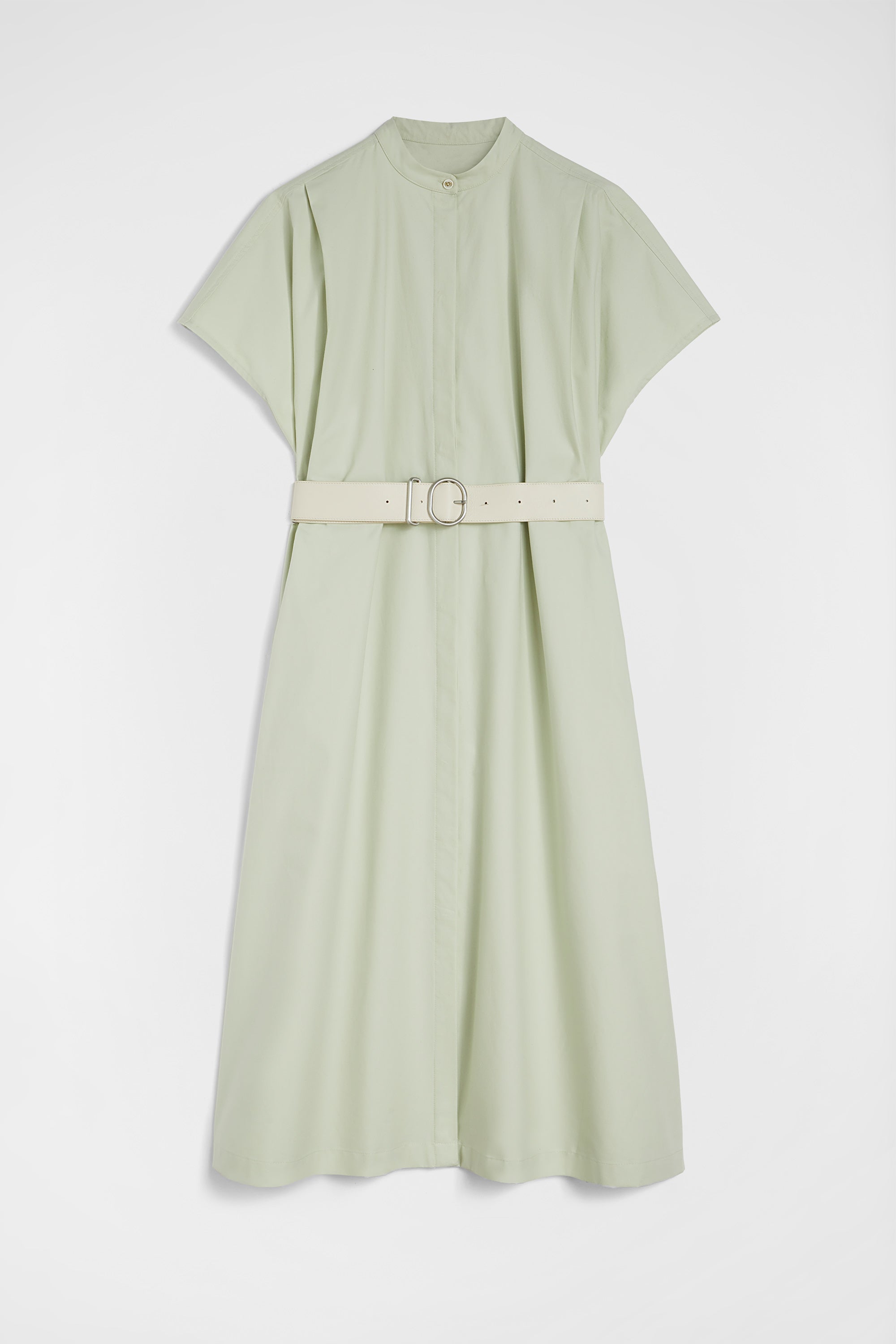 Cotton Belted Dress