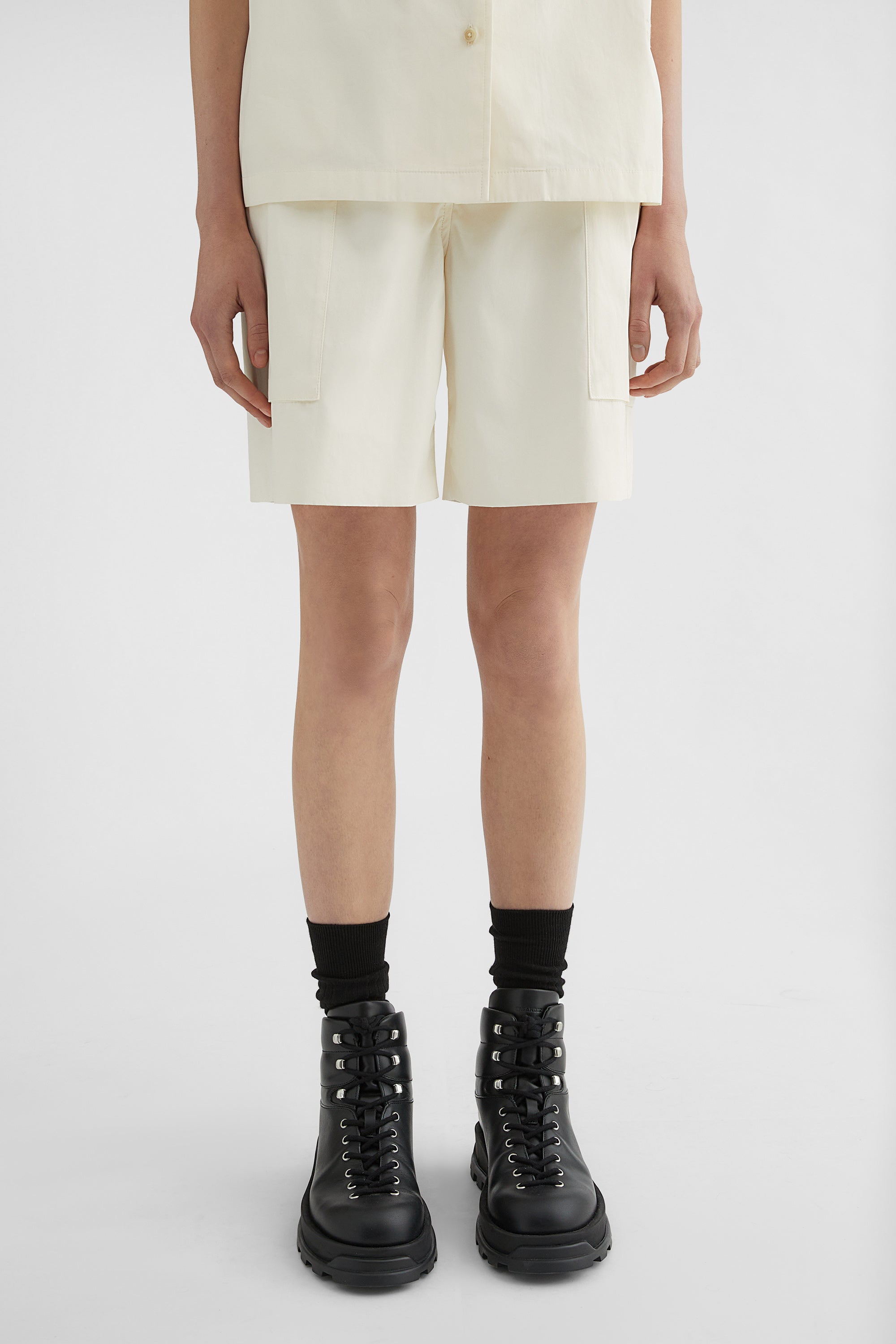 Cotton Poplin Shorts