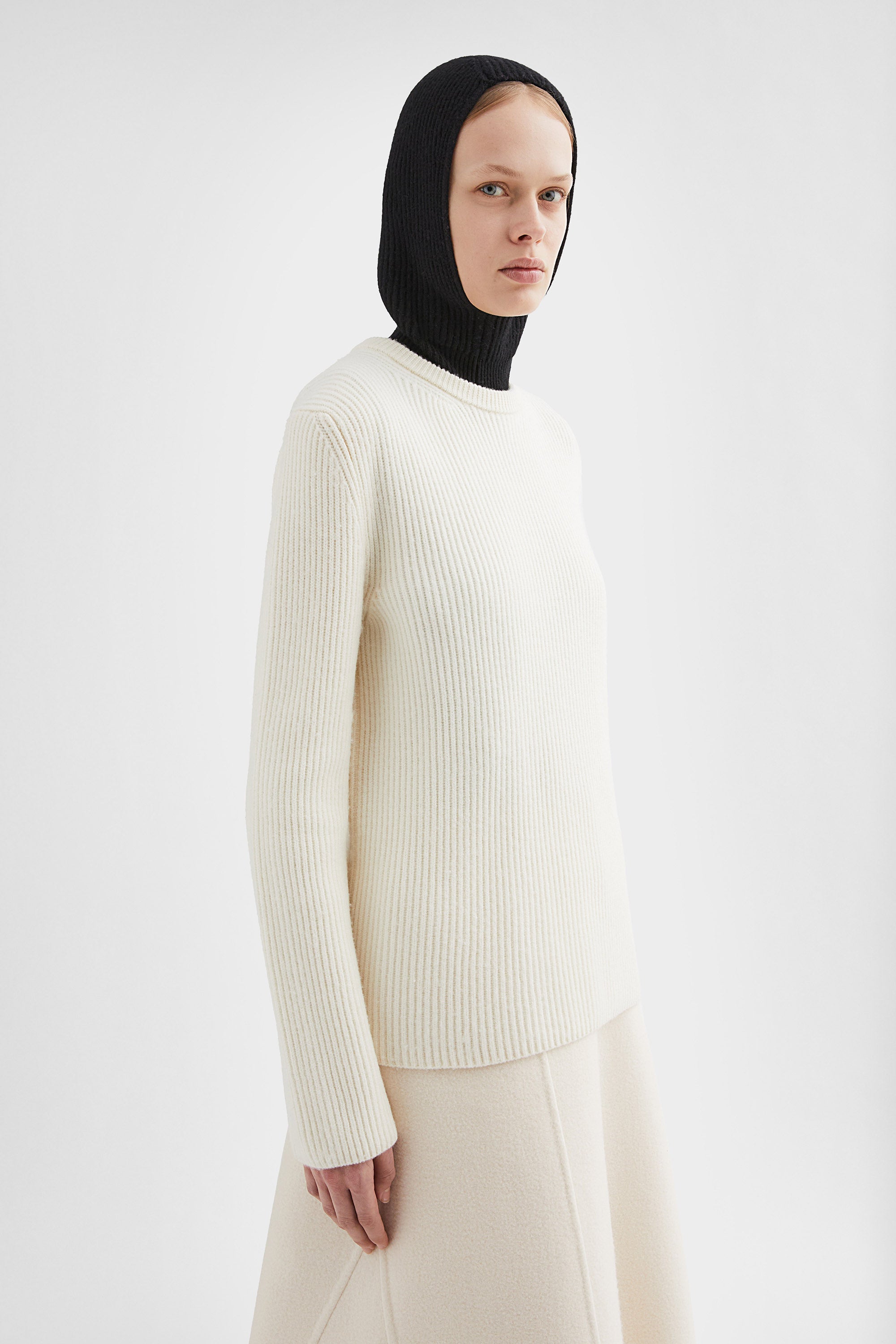 Moncler + Jil Sander Wool Crew-Neck Sweater