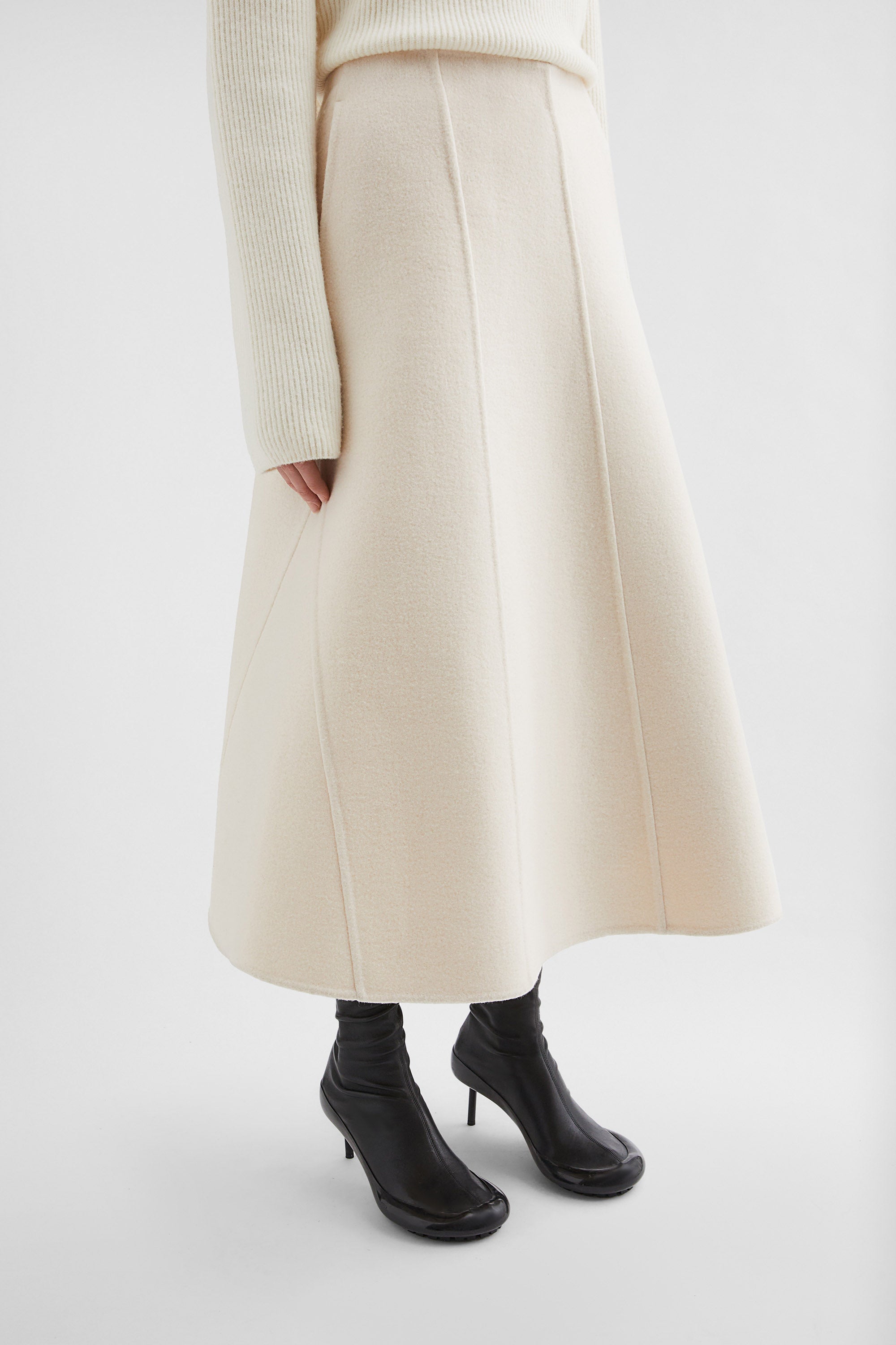 Moncler + Jil Sander Wool Skirt