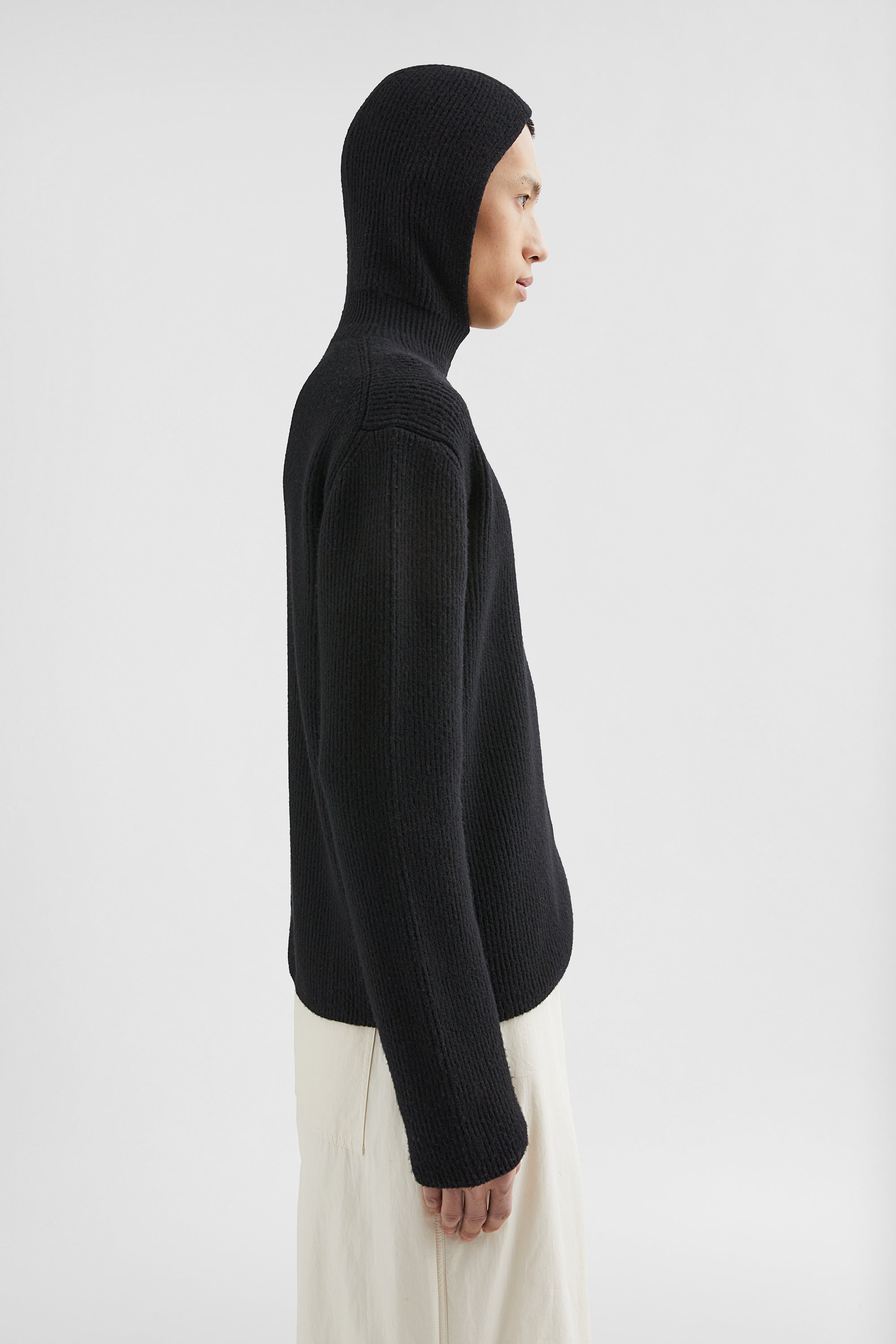 Moncler + Jil Sander Wool Hooded Sweater