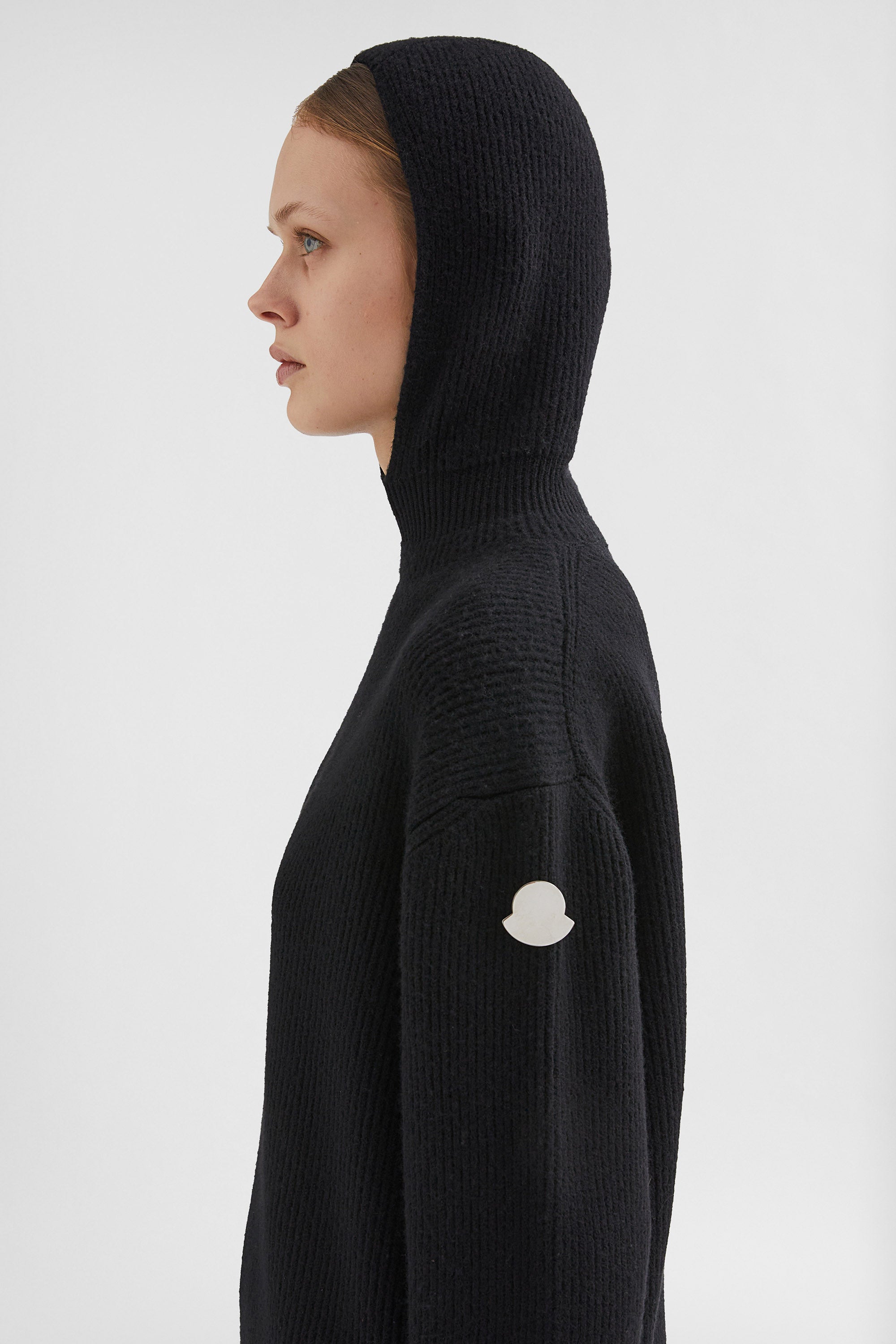Moncler + Jil Sander Wool Hooded Sweater
