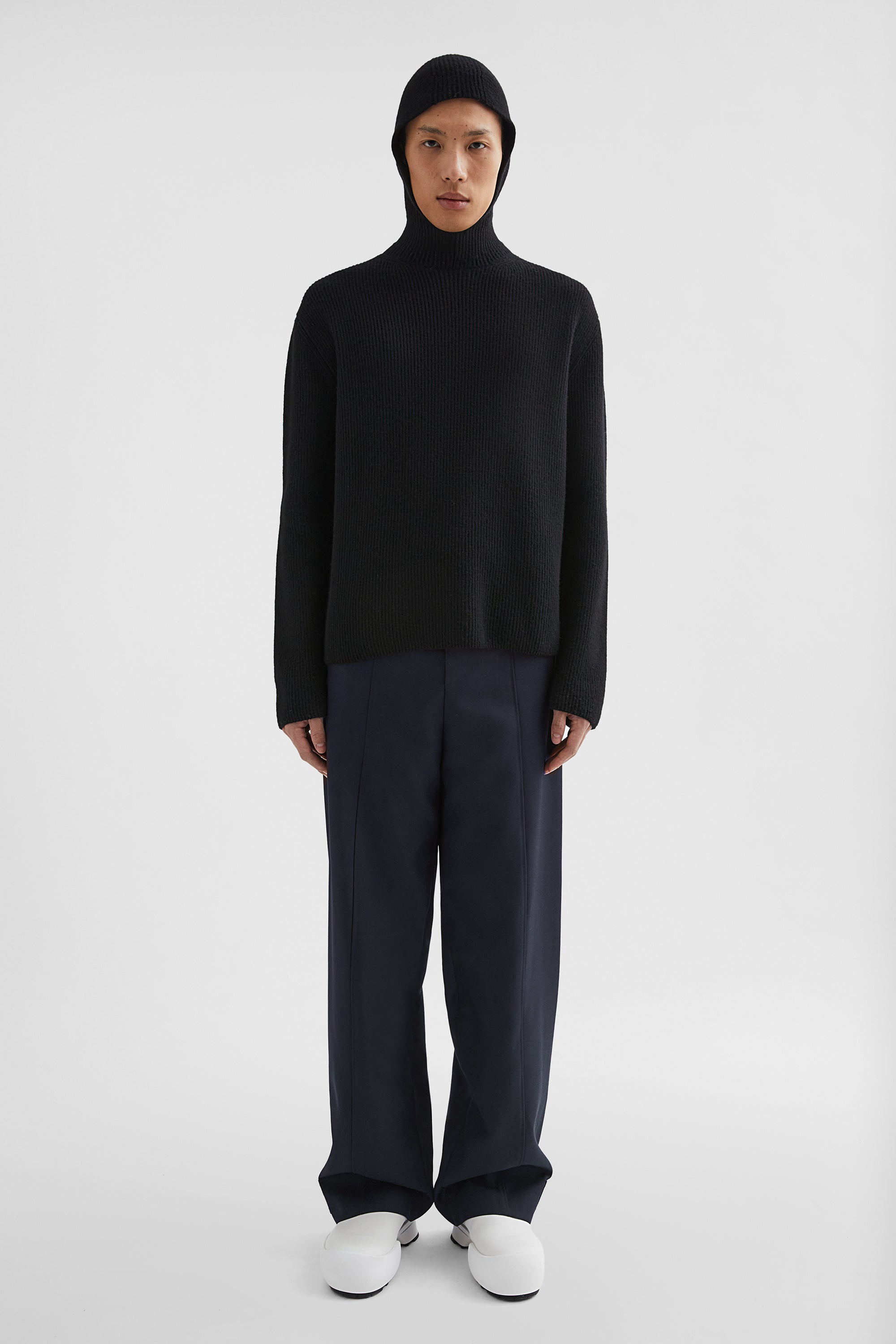 Moncler + Jil Sander Wool Gabardine Tailored Trousers