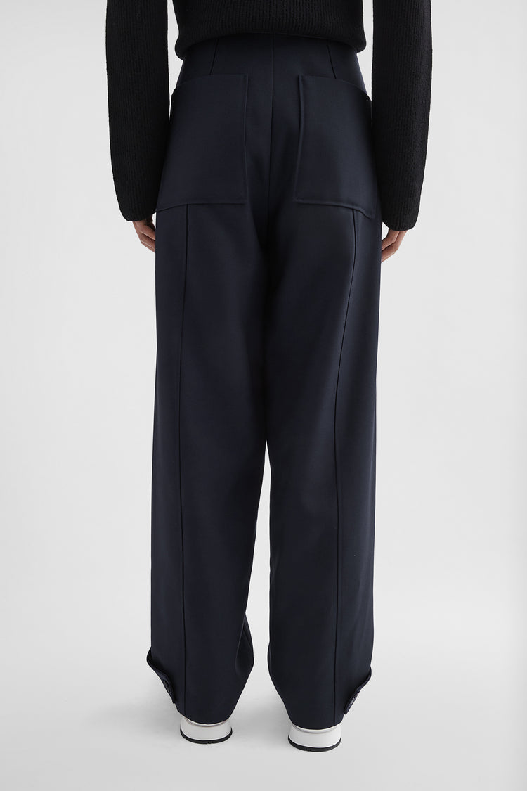 Moncler + Jil Sander Wool Gabardine Tailored Trousers