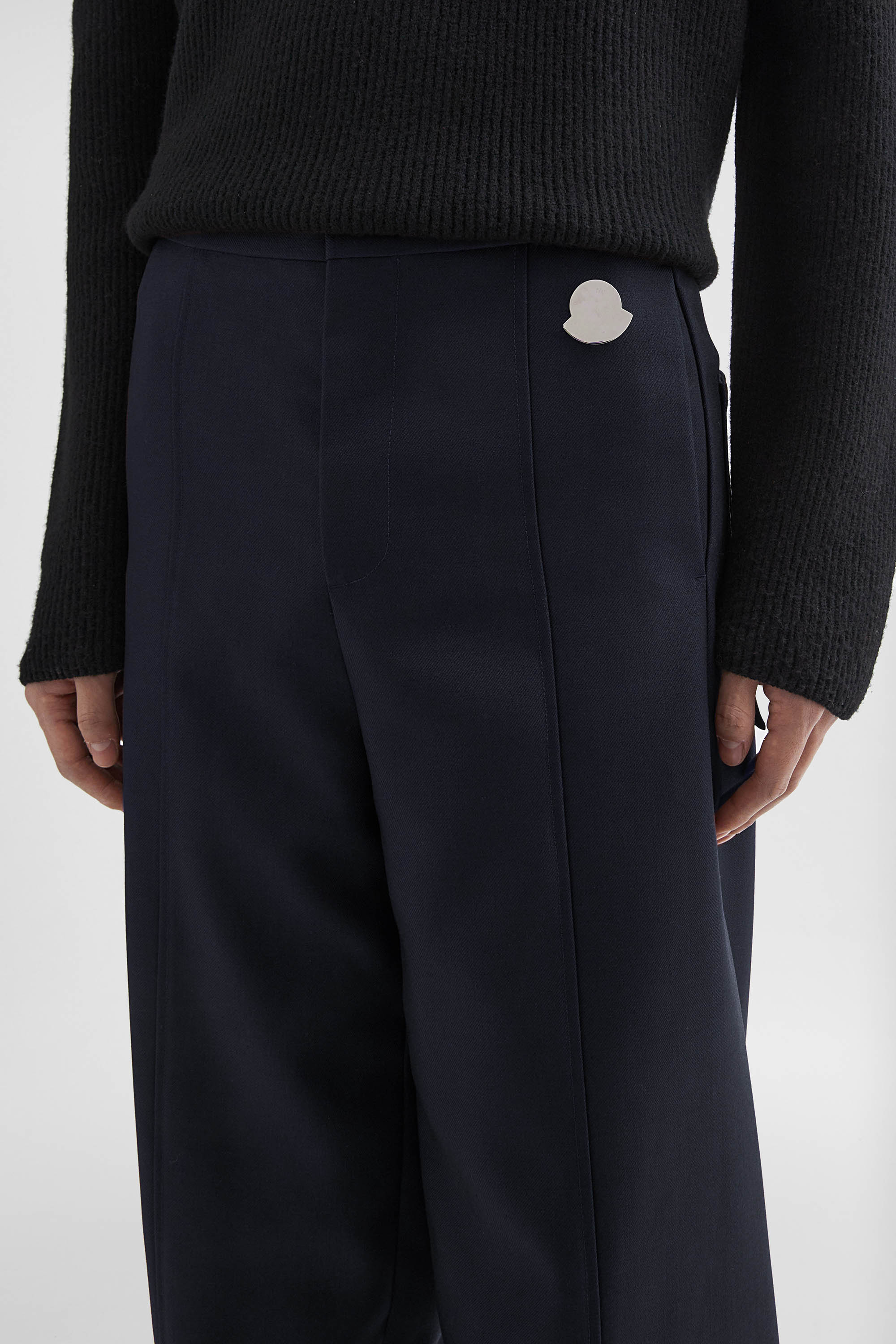 Moncler + Jil Sander Wool Gabardine Tailored Trousers