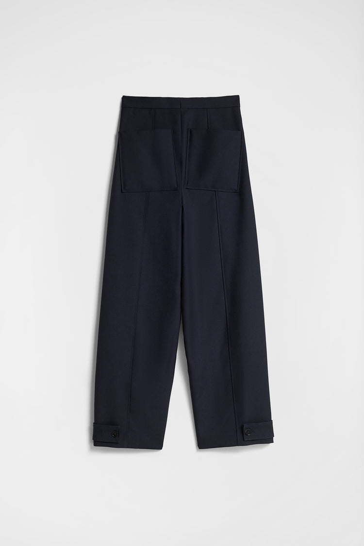 Moncler + Jil Sander Wool Gabardine Tailored Trousers