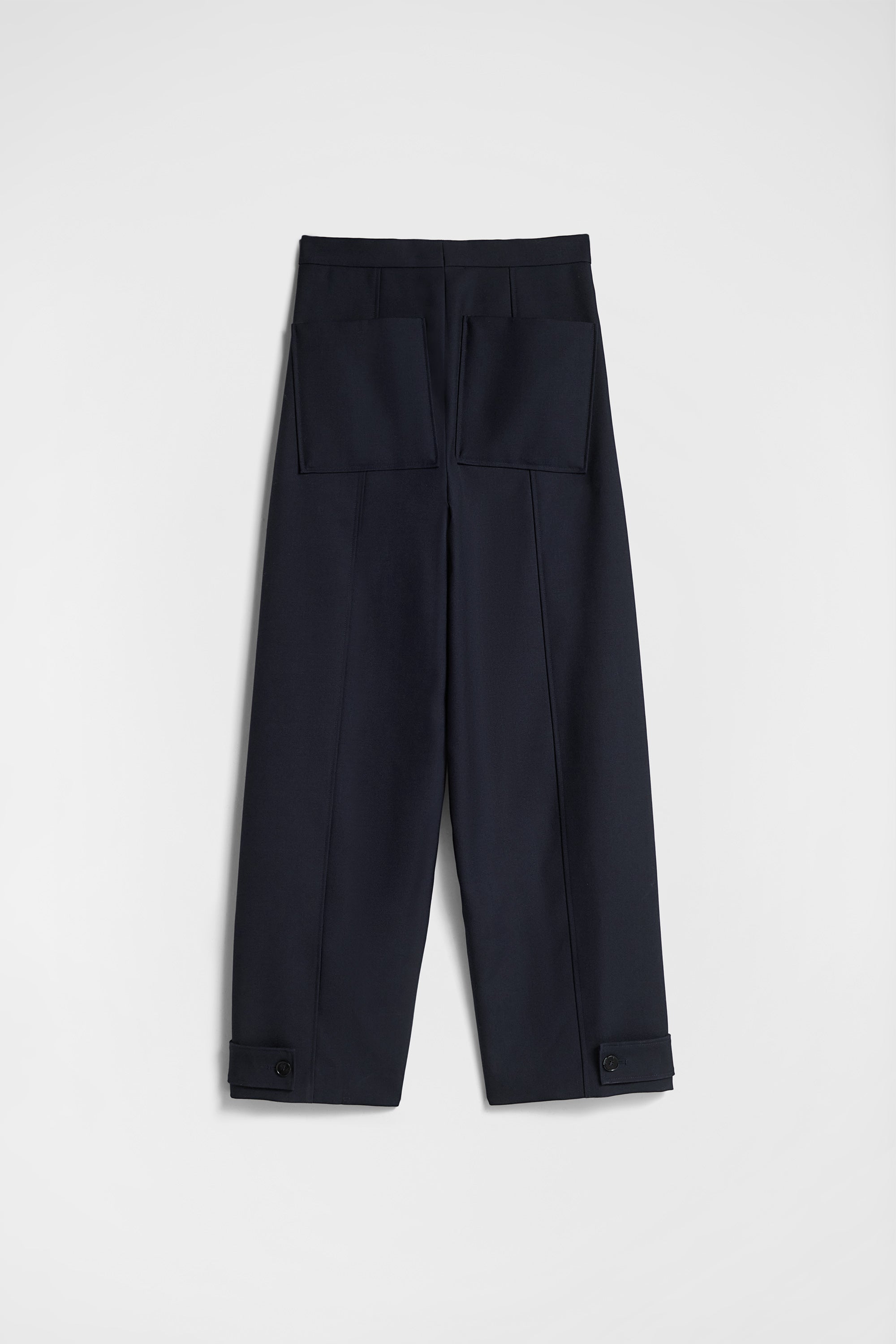 Moncler + Jil Sander Wool Gabardine Tailored Trousers
